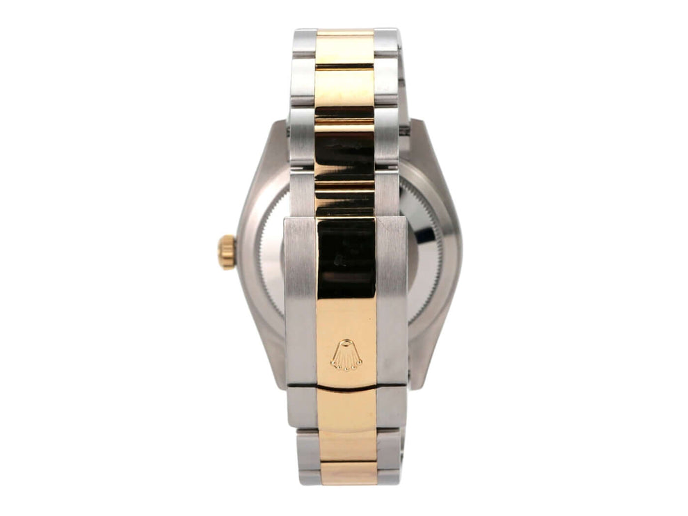 Rolex Sky-Dweller Edelstahl / Gelbgold 326933 Weiß Detailaufnahme des Armbands