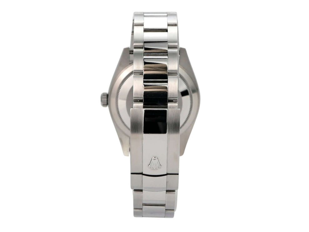 Rolex Sky-Dweller 326934 Schwarz - Edelstahl-Gehäuse und Oyster-Armband von der Seite