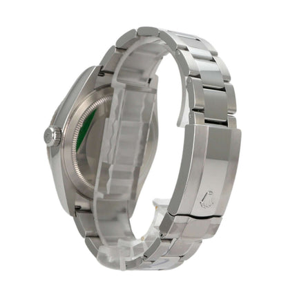 Rolex Sky-Dweller 326934 aus Edelstahl und Weißgold, Rückansicht mit Oyster-Armband.