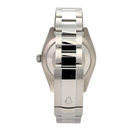 Rolex Sky-Dweller 326934 Schwarz Edelstahl mit Oyster-Armband und Weißgold-Lünette, Rückansicht