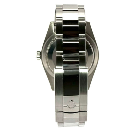 Rückseite der Rolex Sky-Dweller 326934 aus Edelstahl und Weißgold mit Oyster-Armband und Oysterclasp-Faltschließe.