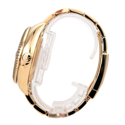 Rolex Sky-Dweller 326938 Gelbgold Champagnerfarben, 18 kt Gelbgold Uhr mit geriffelter Lünette und Oysterclasp