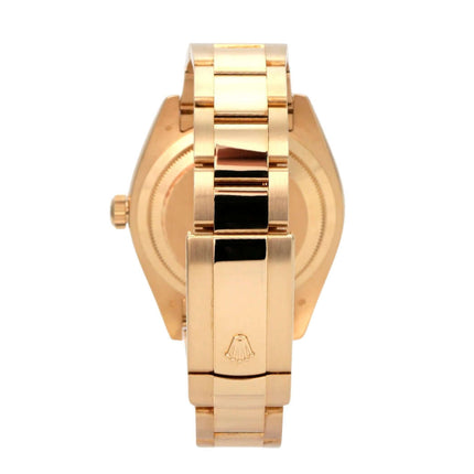 Rolex Sky-Dweller 326938 Gelbgold Champagnerfarben, Luxusarmbanduhr aus 18 kt Gelbgold mit Oysterclasp-Faltschließe