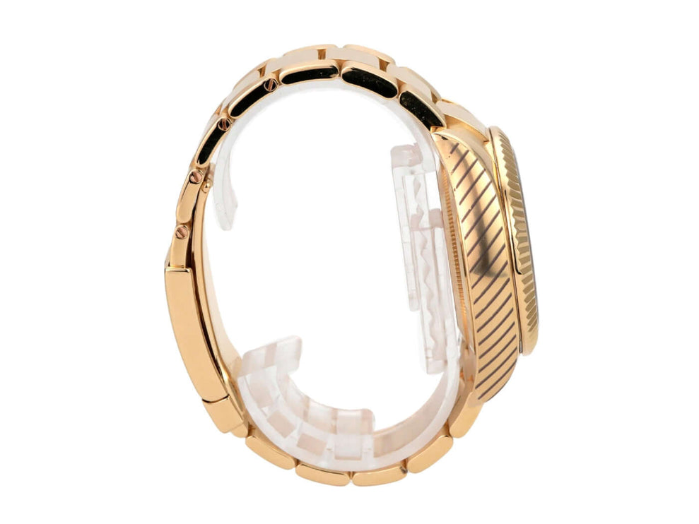 Rolex Sky-Dweller 326938 Gelbgold Silber Römisch Uhrenseite mit 18 kt Gelbgold und Oysterclasp.