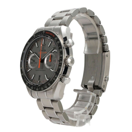 Omega Speedmaster Racing Chronograph 329.30.44.51.06.001, Edelstahl, graues Zifferblatt, Automatikwerk, elegantes Design.