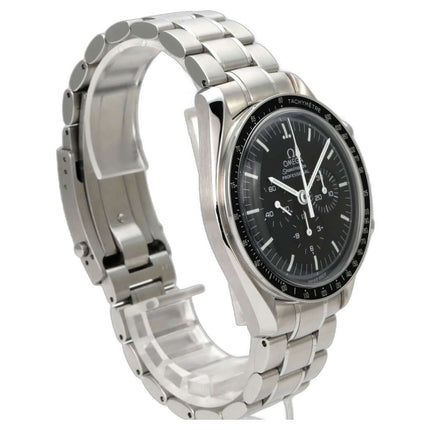Omega Speedmaster Professional Moonwatch 3570.50.00 Edelstahl Chronograph mit schwarzem Zifferblatt und Tachymeter