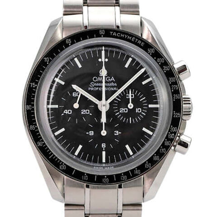 Omega Speedmaster Professional Moonwatch 3570.50.00 - schwarze Chronographenuhr aus Edelstahl mit Tachymeter