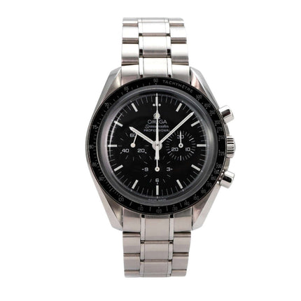 Omega Speedmaster Professional Moonwatch 3570.50.00 mit schwarzem Zifferblatt, Edelstahlarmband und Tachymeter