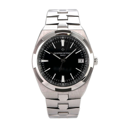 Vacheron Constantin Overseas 4500V-110A-B483 mit schwarzem Zifferblatt und Edelstahlarmband