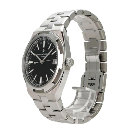 Vacheron Constantin Overseas 4500V-110A-B483 Edelstahl mit schwarzem Zifferblatt und glänzendem Armband