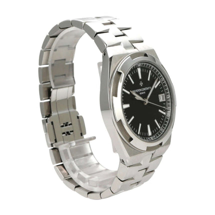 Vacheron Constantin Overseas 4500V-110A-B483 Uhr mit schwarzem Zifferblatt und Edelstahlband