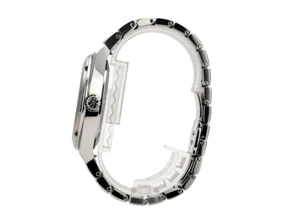 Vacheron Constantin Overseas 4500V-110A-B483, Edelstahlgehäuse und -band, poliert und satiniert, seitliche Ansicht