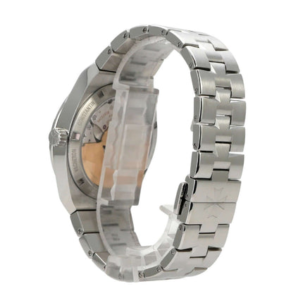 Vacheron Constantin Overseas 4500V-110A-B483 Edelstahl Gehäuse und Armband seitliche Ansicht.