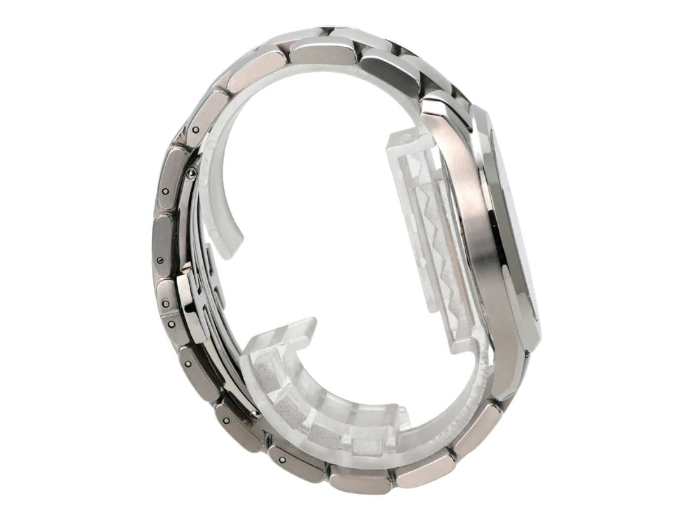 Patek Philippe Aquanaut 5167/1A-001 Edelstahlband seitliche Ansicht des Edelstahlarmbands und Gehäuses