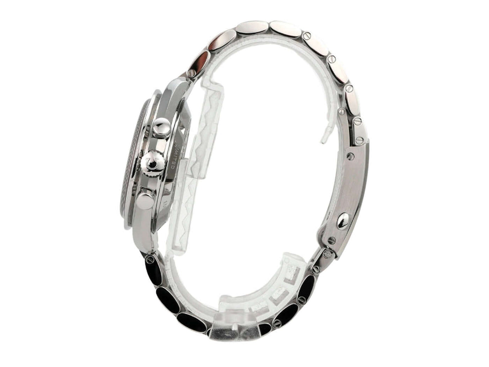 Omega Speedmaster Moonwatch 522.30.42.30.06.001 Tokyo 2020 Ansicht der Seite mit Edelstahlarmband.