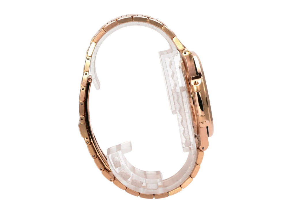 Patek Philippe Nautilus Roségold 5711/1R-001 Ansicht von der Seite, roségoldenes Armband und Gehäuse.