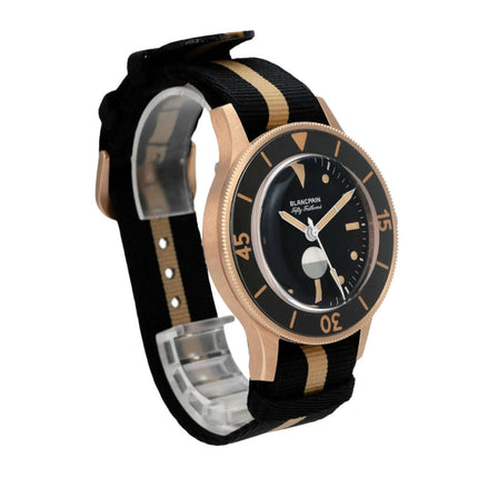 Blancpain Fifty Fathoms 70th Anniversary Act 3 5901-5630-NANA mit Bronzegold Gehäuse und schwarzem Zifferblatt