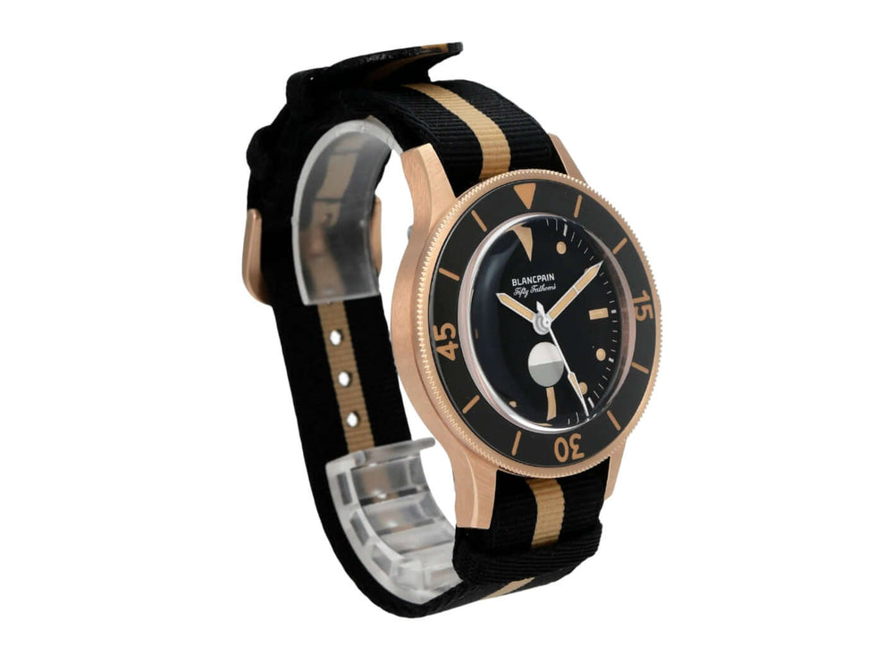 Blancpain Fifty Fathoms 70th Anniversary Act 3 5901-5630-NANA mit Bronzegold Gehäuse und schwarzem Zifferblatt