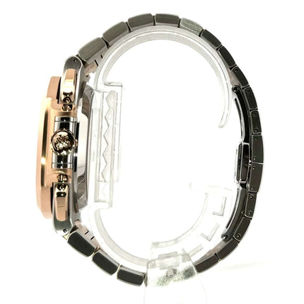 Patek Philippe Nautilus 5980/1AR-001 Edelstahl und Roségold Seitenansicht, Edelstahl- und Roségoldarmband mit Faltschließe, blaues Zifferblatt