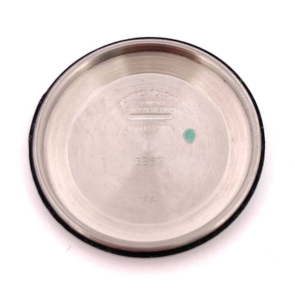 Gehäuseboden der Rolex Daytona Edelstahl 6263, polierter Edelstahl mit eingravierten Details, sehr guter Zustand.