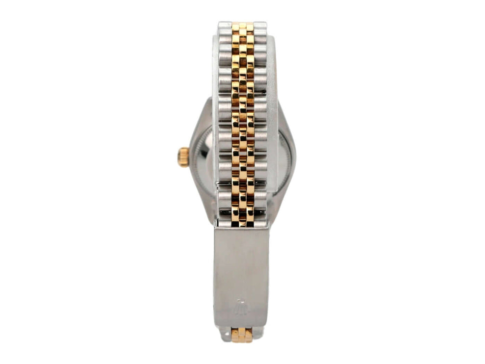 Rolex Datejust 26 Edelstahl Gelbgold Ref. 69173 Champagner Diamant Armbanduhr seitlich