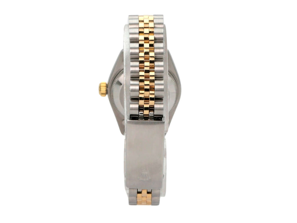Rolex Datejust 26 Edelstahl Gelbgold 69173 Schwarz Big Diamant Jubile-Band, Seitenansicht