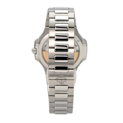 Patek Philippe Nautilus Ladies Ref. 7118/1A-010 Edelstahlarmband und Gehäuse aus Edelstahl, Rückansicht