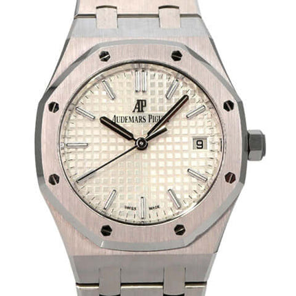 Audemars Piguet Royal Oak Offshore 77350ST.OO.1261ST.01 in Edelstahl mit silberfarbenem Zifferblatt und Datumsanzeige