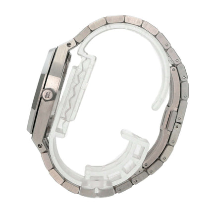 Audemars Piguet Royal Oak Offshore 77350ST.OO.1261ST.01 Uhr von der Seite mit Edelstahlband und Gehäuse