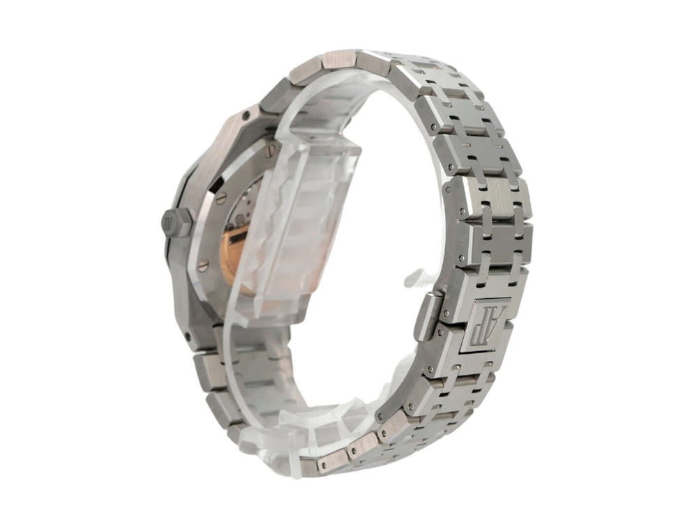 Audemars Piguet Royal Oak Offshore 77350ST.OO.1261ST.01 Edelstahlband und Gehäuse im Detail.