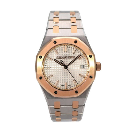 Audemars Piguet Royal Oak 50 Jahre Edition 77450SR.OO.1361SR.01, Edelstahl und Roségold, automatisches Uhrwerk.