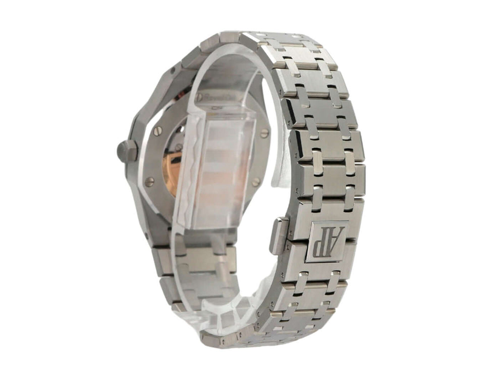 Audemars Piguet Royal Oak Automatik 77451ST.ZZ.1361ST.04 Edelstahlarmband mit Faltschließe und Polierung.