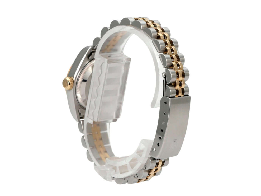 Rolex Datejust 26 Edelstahl Gelbgold 79173 Ivory Jubile-Band seitliche Ansicht des Armbands