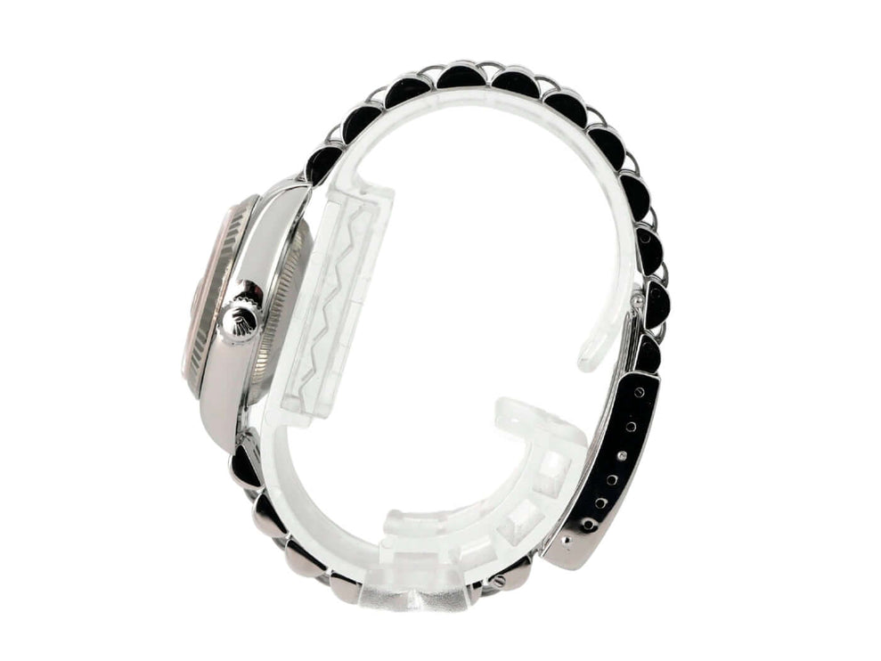 Rolex Datejust 26 Ref. 79174 Pink Dia Jubile-Band Edelstahl Gehäuse und poliertes Jubile-Band.