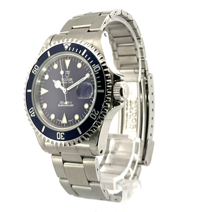 Tudor Submariner Blue 79190 Edelstahlgehäuse 40 mm, blaue Lünette und Zifferblatt, Leuchtindizes und Sicherheitsfaltschließe
