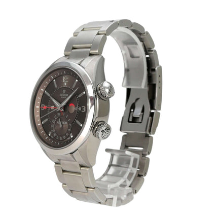 Tudor Heritage Advisor 79620TC Armbanduhr mit Edelstahlband und braunem Zifferblatt