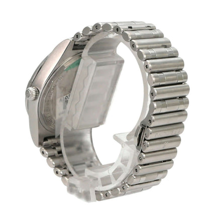 Breitling Chronomat Automatic 36 Weiß Diamant A10380101A2A1 Edelstahlgehäuse seitlich mit Armband