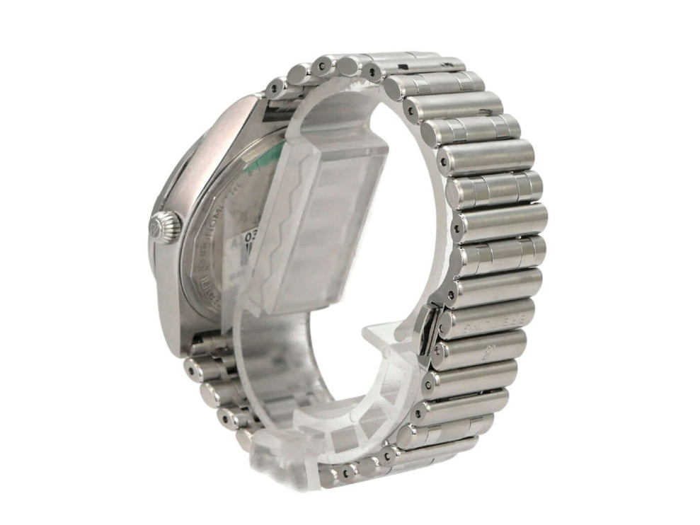 Breitling Chronomat Automatic 36 Weiß Diamant A10380101A2A1 Edelstahlgehäuse seitlich mit Armband