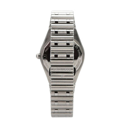 Breitling Chronomat Automatic 36 Weiß Diamant A10380101A2A1 Ansicht der Rückseite und des Armbands aus Edelstahl.