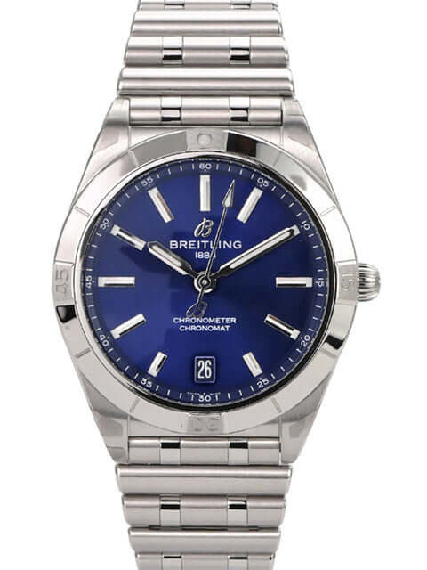 Breitling Chronomat Automatic 36 Blau A10380101C1A1, Edelstahl, blaues Zifferblatt, Chronometer, Datum, Automatik