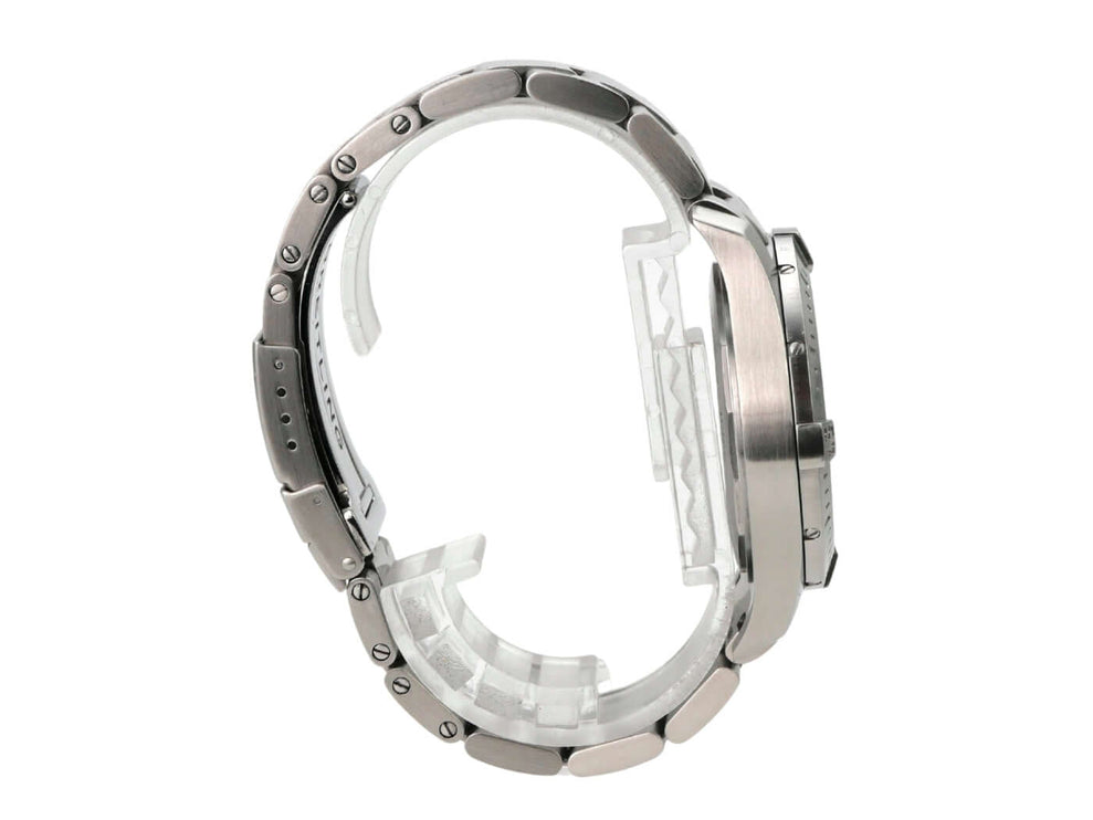 Breitling Chronomat Colt Automatic 41 A17313101F1A1 Seitensicht des Edelstahlarmbands und Gehäuses.