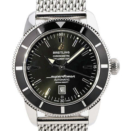 Breitling Superocean Heritage 46 A1732024.B868.152A - schwarze Taucheruhr mit Edelstahlarmband und Automatik