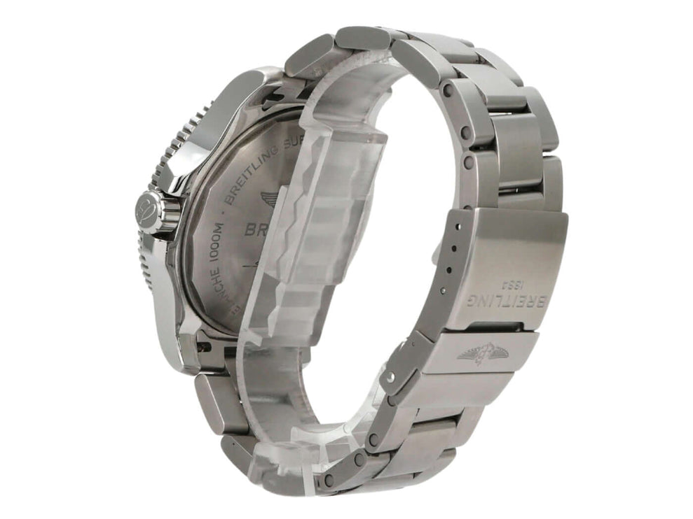 Breitling Superocean Automatic 44 A17367D71B1S1 Ansicht der Edelstahl-Uhrenarmband und Gehäuse