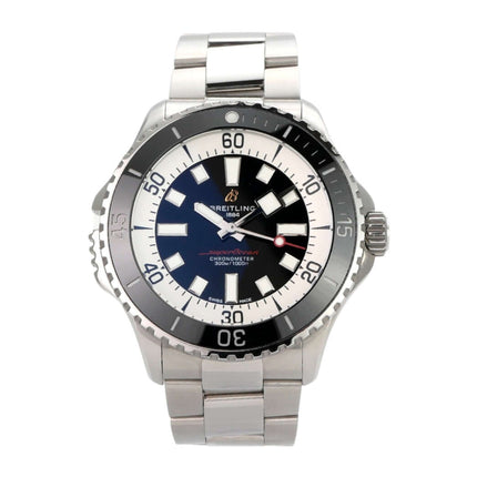 Breitling Superocean Automatic 46 Uhr A17378211B1A1 mit Edelstahlgehäuse und schwarzem Zifferblatt
