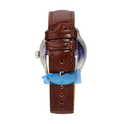 Breitling Navitimer Automatic 35 A17395201K1P1 mit braunem Krokolederband und Edelstahlgehäuse