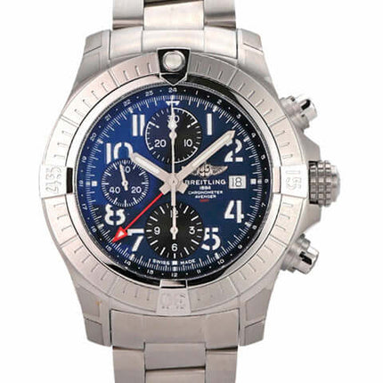 Breitling Avenger Chronograph GMT 45 A24315101C1A1 mit blauem Zifferblatt und Edelstahlgehaeuse