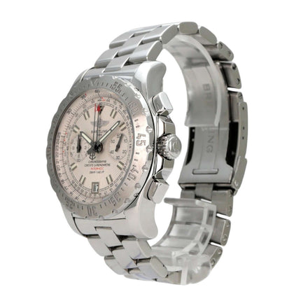 Breitling Skyracer Chronograph Ref. A27362 Edelstahl-Automatikuhr mit silbernem Zifferblatt und Chronograph