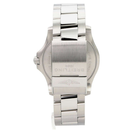 Breitling Avenger Automatic GMT 43 A32397101A1A1 Edelstahl-Armband mit Faltschließe und Gehäuseboden