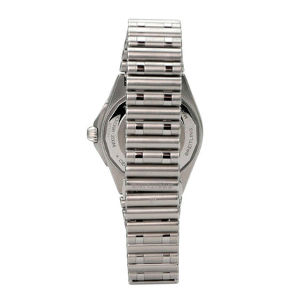 Breitling Chronomat Automatic GMT 40 Ref. A32398101B1A1 aus Edelstahl mit Stahlband, Rückansicht