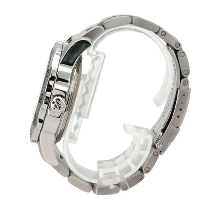 Seitenansicht der Breitling Colt 44 A7438710.G943.157A aus Edelstahl mit schwarzem Zifferblatt.